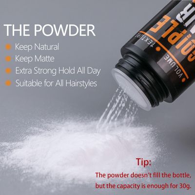 Hair Styling Natural Look Volumizing &amp; Texturizing Hair Powder with Flexible Hold - 1.05oz Easy to Apply Texture Powder for Men, No Oil/Greasy/Residue