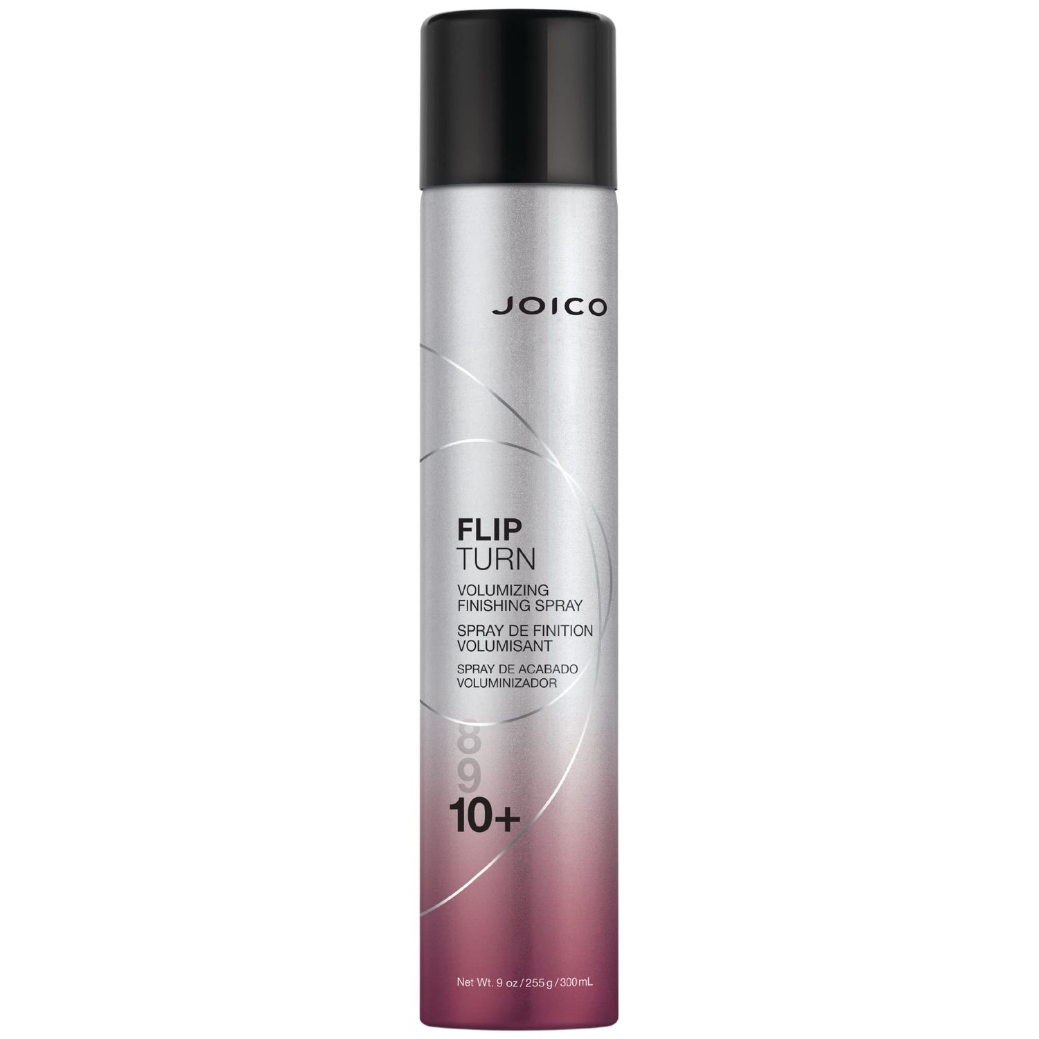Joico Flip Turn Volumizing Finishing Spray | For Most Hair Types | Humidity Protection | Hold Level 10+ | Protect Against Pollution &amp; Harmful UV | Paraben &amp; Sulfate Free | 72 Hour Hold | 300mL