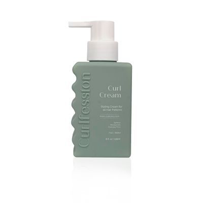 CURLFESSION Curl Cream for Curly Hair Defines and Moisturizes Curls And Waves Controls Frizz- 8 Fl. Oz.