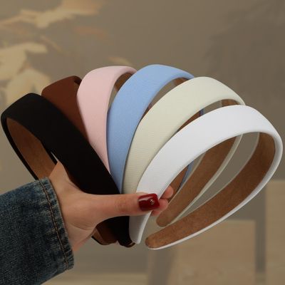 DiyJibb 6pcs Headbands for Women - 1 Inches Wide Headbands - Solid Color Headband Fashion Hair Accessories- Trendy Women Girls Non Slip Fashion Hair Bands- Thick Elastic Hair Bands for Women&#39;s Hair