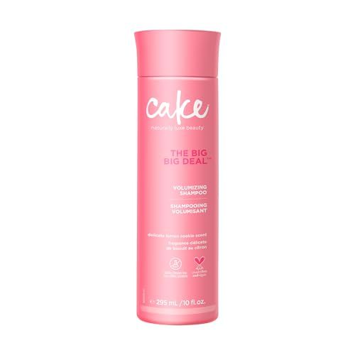 Cake Beauty Volumizing Shampoo, The Big Big Deal- Body Boosting &amp; Weightless Cleansing - With Aloe Vera Rice &amp; Soy Protein - For All Hair Types - 10 Fl Oz / 295 ml