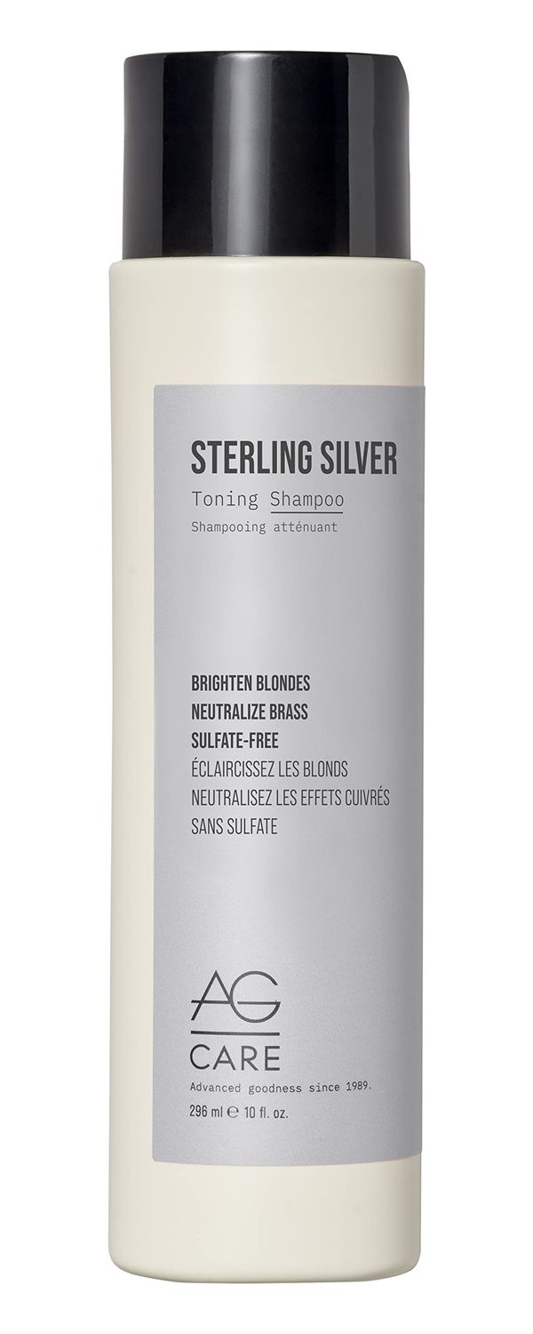 AG Hair Cosmetics Sterling Silver Toning Shampoo for Unisex - 10 oz Shampoo