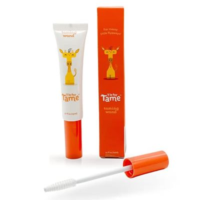 T is for Tame Hair Taming Wand for Flyaways, Frizz - Natural &amp; Vegan Kids Haircare Styling Wand - Slick Back Smoothing Stick for Baby &amp; Toddler - Anti-Frizz, Flyaway Hair Tamer - 1 Pack
