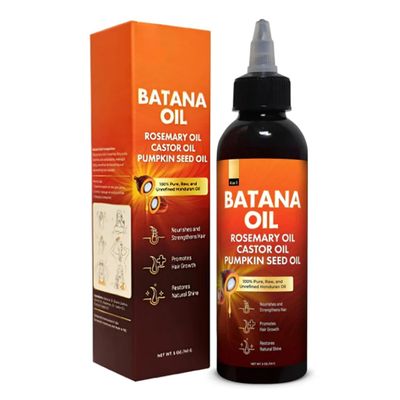 Natural Batana Hair Revival Formula?Batana Oil, Rosemary Oil for Hair Growth, 4in1 Liquid Batana Hair Oil (1pcs)
