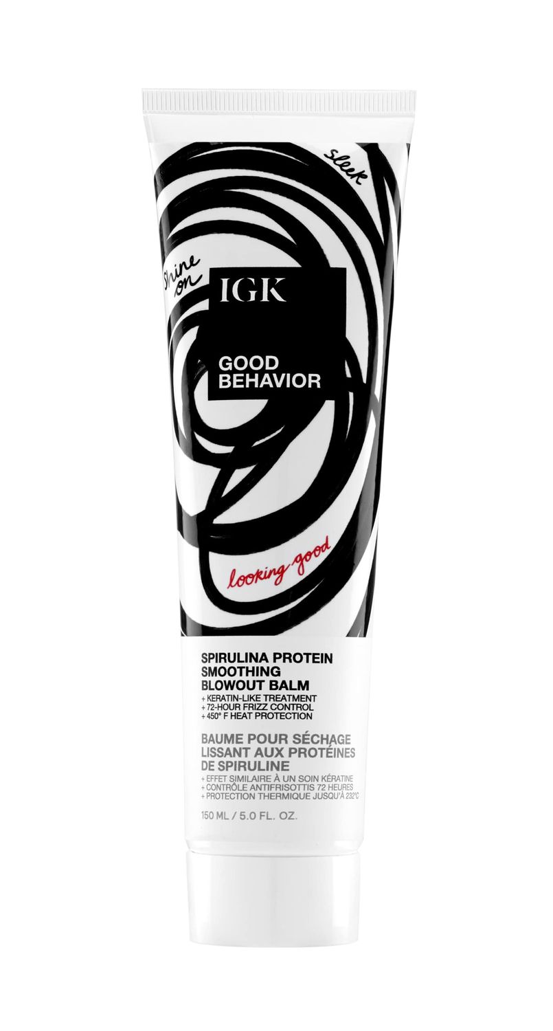 IGK Good Behavior Spirulina Protein Anti-Frizz Smoothing Blowout Balm 150 ml / 5 oz