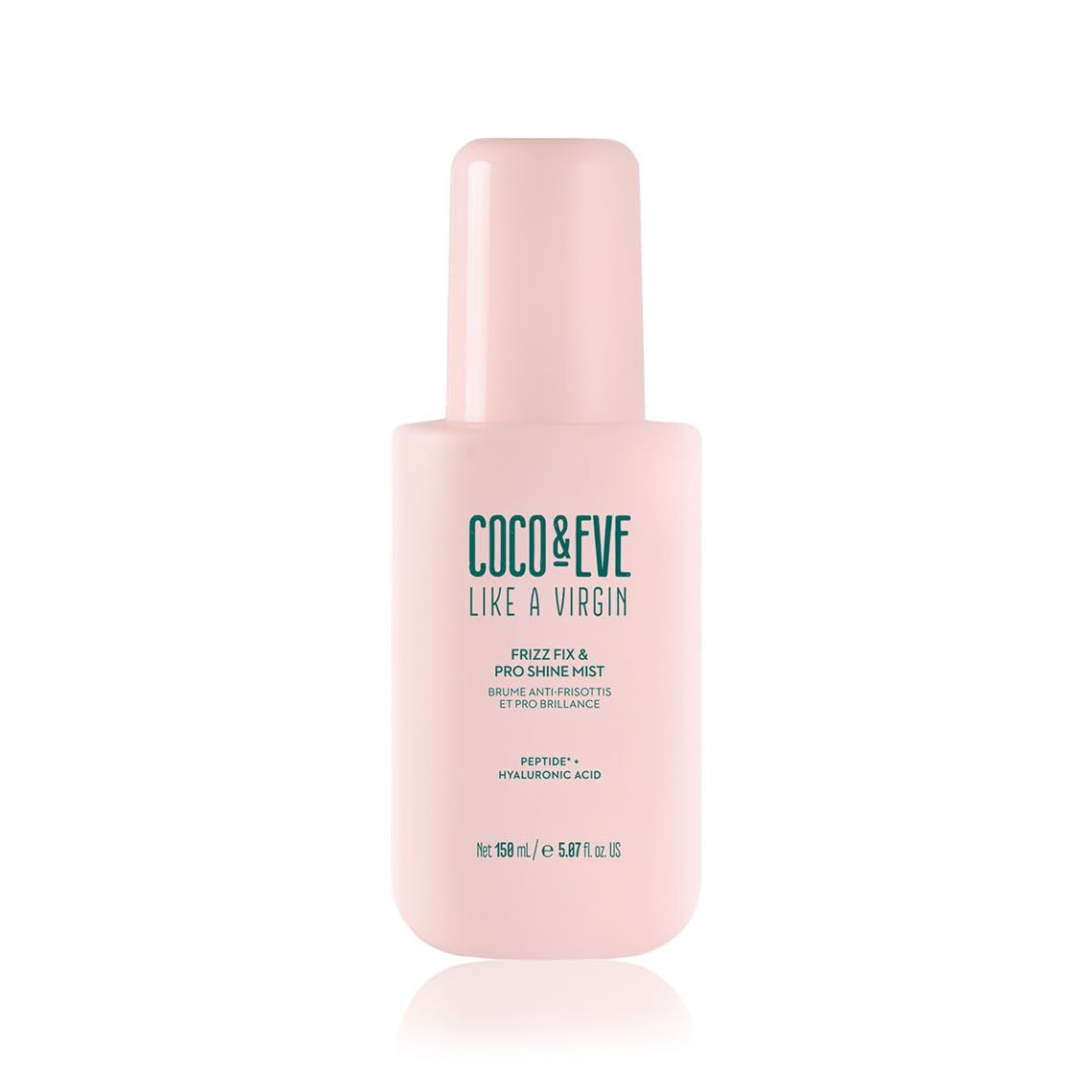 Coco &amp; Eve Frizz Fix &amp; Pro Shine Mist - 72H Frizz Control &amp; Instant Shine | Lightweight Heat Protectant | Moisturizing, Smoothing, Detangling Spray | For Damaged Hair &amp; All Hair Types (5.07 fl oz)