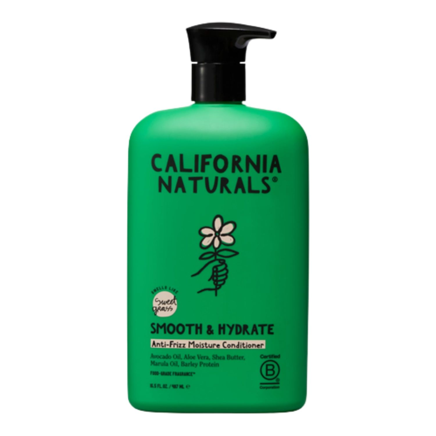 California Naturals Super Moisture Conditioner for Damaged Dry Hair, Hydrating Conditioner, Scalp &amp; Hair Care for Women &amp; Men, Natural, Vegan, Cruelty, Paraben &amp; Sulfate Free, Color Safe, 16.5 fl oz