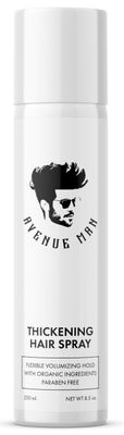 Avenue Man Hair Thickening Spray for Men - Professional Volumizing &amp; Strong Hold Texturizing Spray for Men - Humidity Resistant &amp; Easy Rinse Formula - Long-Lasting Mens Hairspray Extra Hold - 8.5 oz