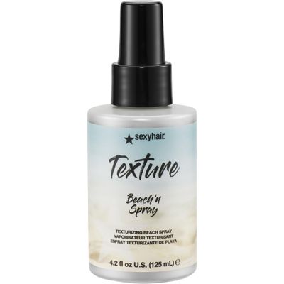 SexyHair Texture Beach&#39;n Spray Texturizing Beach Spray, 4.2 Oz | Maintains Natural Shine | Up to 24 Hour Humidity Resistance | All Hair Types