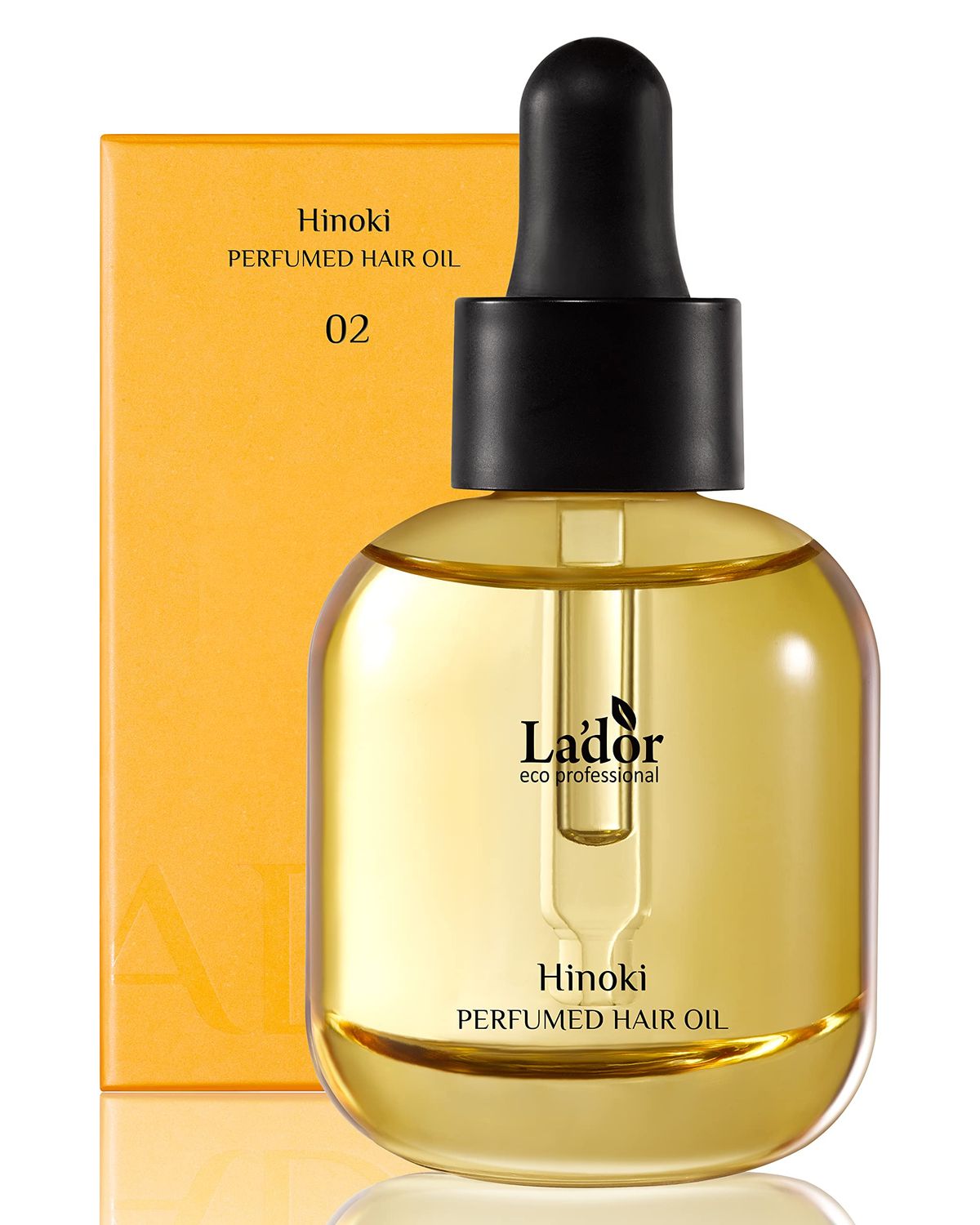 LA&#39;DOR Hair Perfume Oil for Dry Damaged Hair - Anti Frizz Nourishing Fragrance Gloss Oil Serum Leave-In Conditioner Hold Curls &amp; Waves Sulfate Paraben Alcohol Free 1 Fl Oz - Hinoki Korean LADOR
