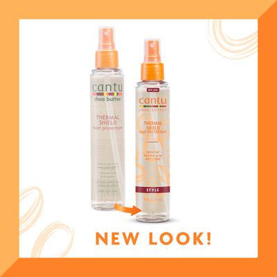 Cantu Thermal Shield Heat Protectant with Shea Butter, 5.1 fl oz (Pack of 3)