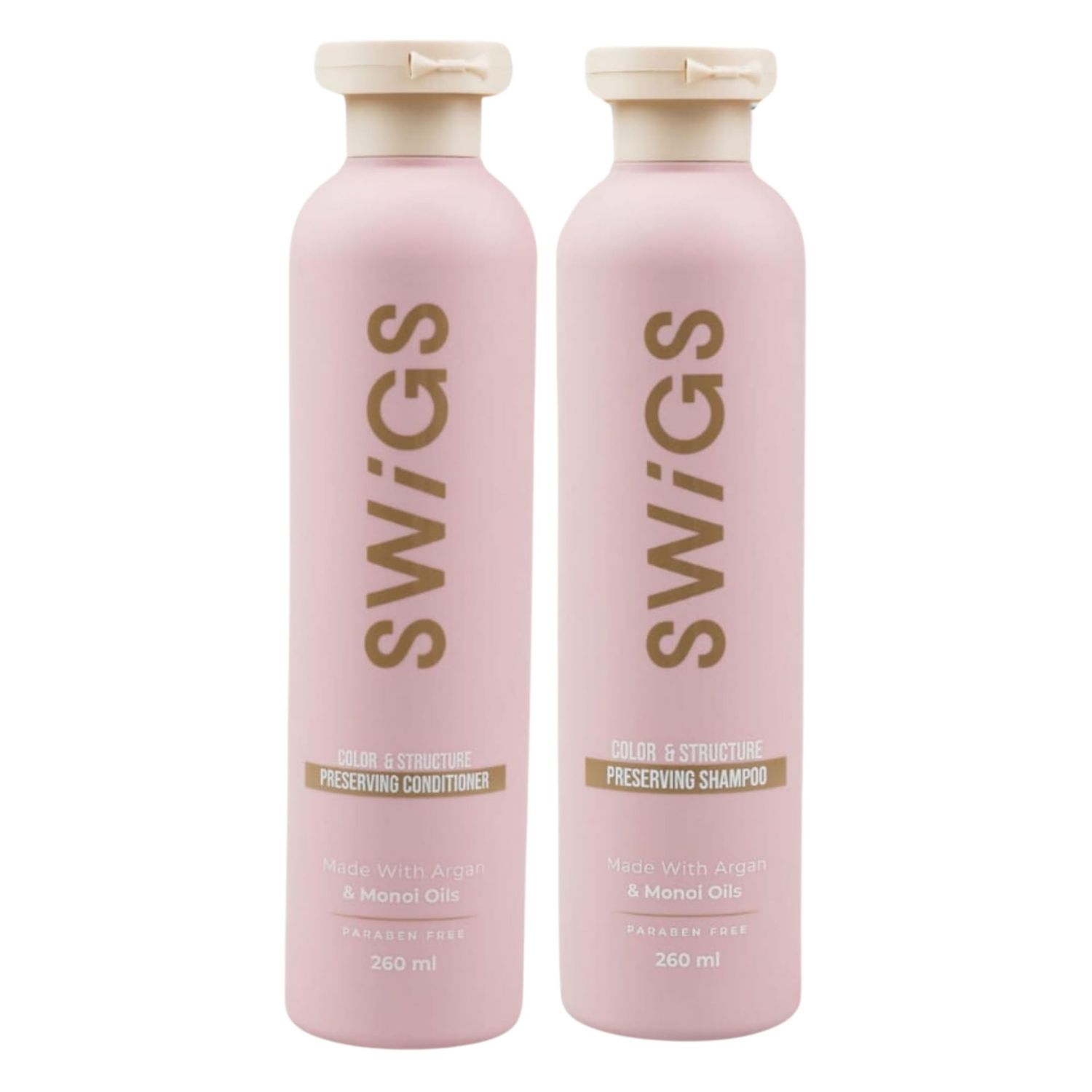SWIGS Human &amp; Synthetic Wig Shampoo &amp; Conditioner set| Detangle Wig |Color-Safe| Promotes Body &amp; Volume | Promote Silkiness &amp; Shine | 2 Pack, 8 oz