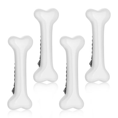 WLLHYF 4 Pieces Bone Hair Clip Skull Skeleton HairPins Side Hair Clip Cosplay Costume Decorative Hair Pins Clips Accessories Barettes for Women Girls