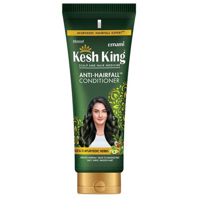 KESH KING Anti-Hairfall Conditioner | with 21 Natural Herbs &amp; Aloe Vera | Frizz Control Conditioner | Moisturize Healthy Scalp | Provides Nourished Hair | 6.76 Fl Oz/200ml