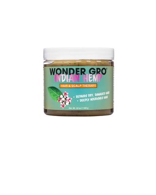 Indian Hemp Hair Grease Pomade, 12 fl oz - Hair Regrowth Styling Treatment - Deeply Nourishes &amp; Repairs Damages By Wonder Gro