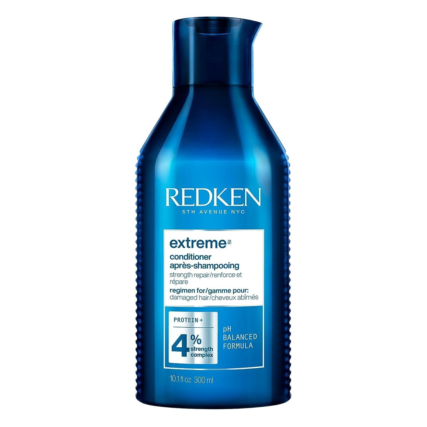 Redken Extreme Conditioner | Anti-Breakage &amp; Protection for Damaged Hair | Strengthen and Fortify Hair | Infused With Proteins | For Weak, Brittle Hair | 10.1 Fl Oz