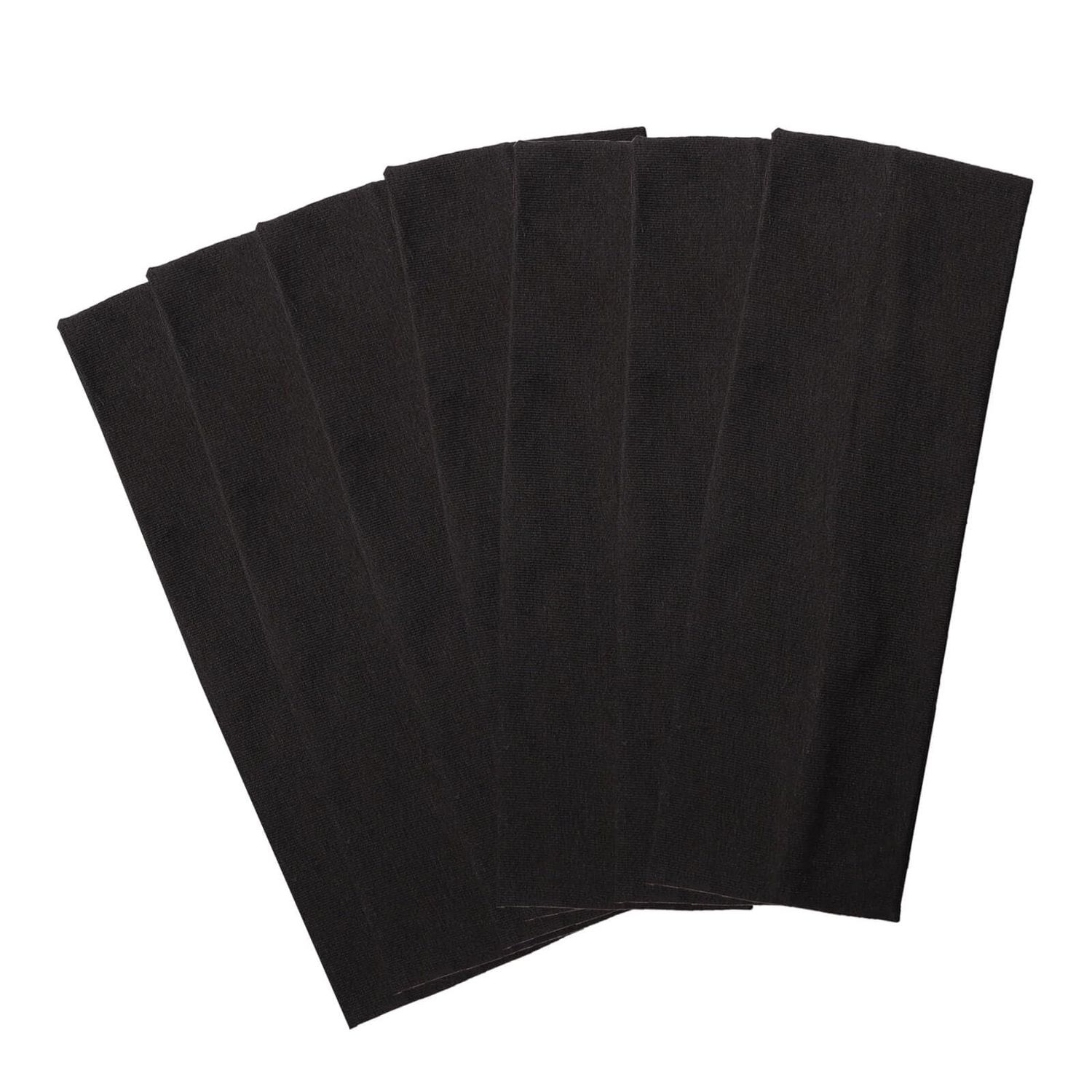 7 PCS Black Headbands for Women Cotton Non Slip Hair Bands Sweat Thick Headband Hair Accessories