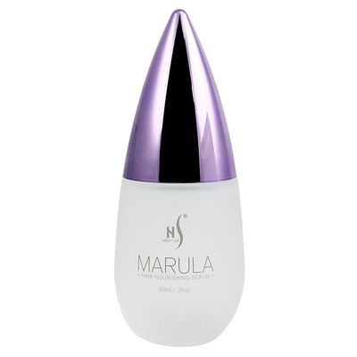 HerStyler Marula Oil Hair Serum - Anti Frizz Serum for Frizzy, Dry and Damaged Hair - Boosts Shine, Straightening - Address Flyaways, Split Ends - 2 Fl. Oz.