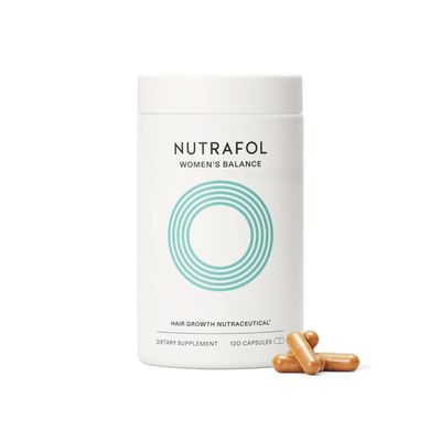 Nutrafol Women&#39;s Balance Hair Growth Supplements, Ages 45 and Up, Clinically Proven for Visibly Thicker Hair and Scalp Coverage, Dermatologist Recommended - 1 Month Supply