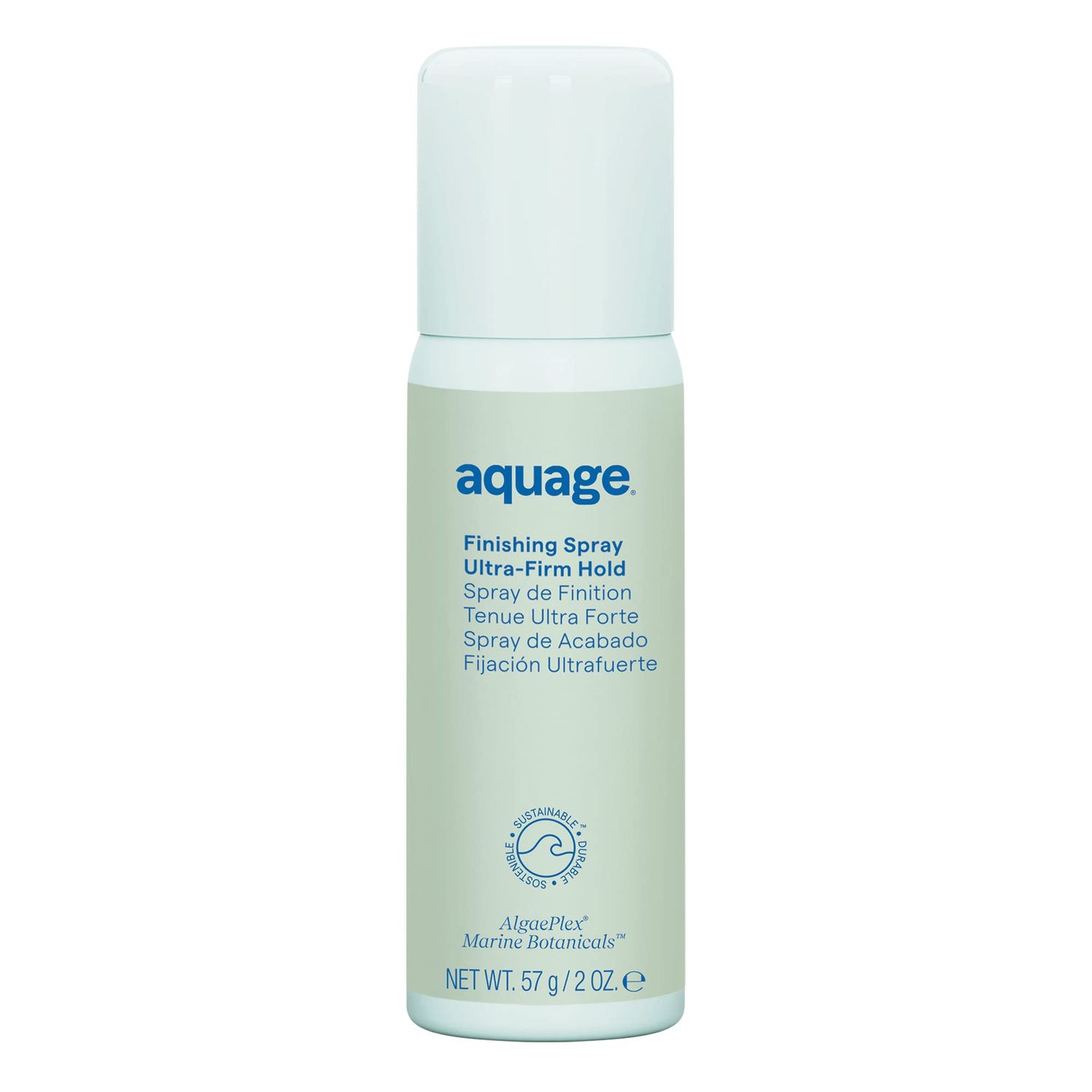 Aquage Finishing Spray, Travel Size, Delivers Humidity Resistance and Lasting Firm Hold Style Retention with Max Shine, LVOC, 2 oz.