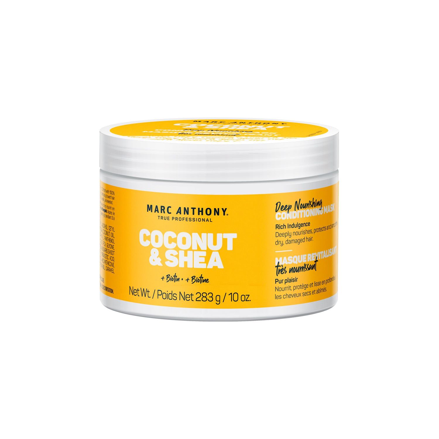 Marc Anthony Coconut &amp; Shea Deep Nourishing Conditioning Mask, For dry damaged and frizzy hair, 295 mL