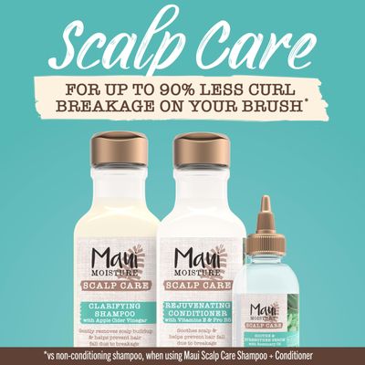 Maui Moisture Scalp Care Soothe &amp; Strengthen Hair Serum with Rosemary Oil, Curly Hair Serum With Aloe Vera Helps Prevent Scalp Dryness &amp; Strengthen Hair, Silicone-Free, 3.3 fl. Oz