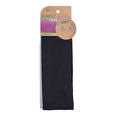 Planet Goody Ouchless Headwraps - 2 Pack, Assorted Grey Colors - Made From Fabric That Is Soft And Strong For A Comfortable Fit - For All Hair Types - Pain-Free Hair Accessories For Women And Girls