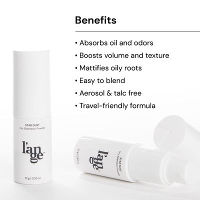 L'ANGE HAIR Star Dust Dry Shampoo Powder | Volumizing Travel Size Dry Shampoo for Women &amp; Men | Helps Refresh Hair Between Washes | Doesnt Leave Residue | Alcohol Free, Sulfate Free, Paraben Free