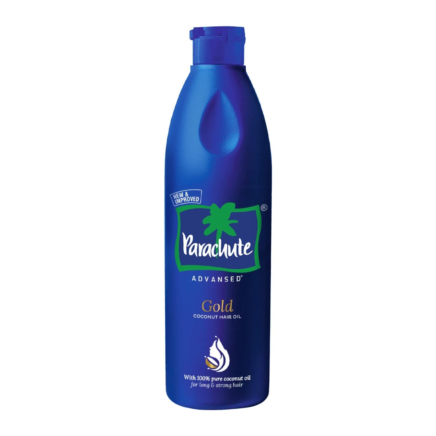 Parachute Advansed Gold Coconut Hair Oil with Vitamin E| Pure Coconut Oil| For Long, Strong &amp; Nourished Hair| Damage &amp; Dryness Protection| 6.4 Fl.oz.