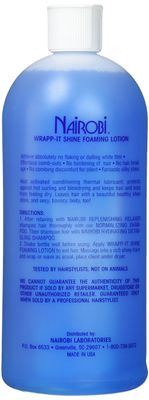 Nairobi Wrapp-It Shine Foaming Lotion, 32 Ounce