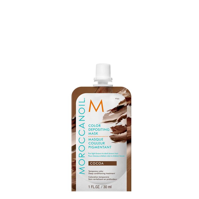 Moroccanoil Color Depositing Hair Mask Packette, Cocoa, 1 Fl. Oz.