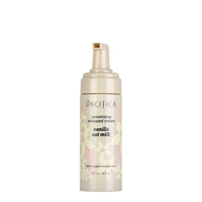 Pacifica Hair Mousse - Vanilla Oat Milk - Light Hold for Soft Volume &amp; Hydration with Touchable Hold, Delightful Vanilla Scent, Vegan &amp; Cruelty-Free, 5 fl oz