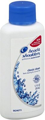 Head &amp; Shoulders Classic Clean Dandruff Shampoo Travel Size 1.7z (4 Pack)