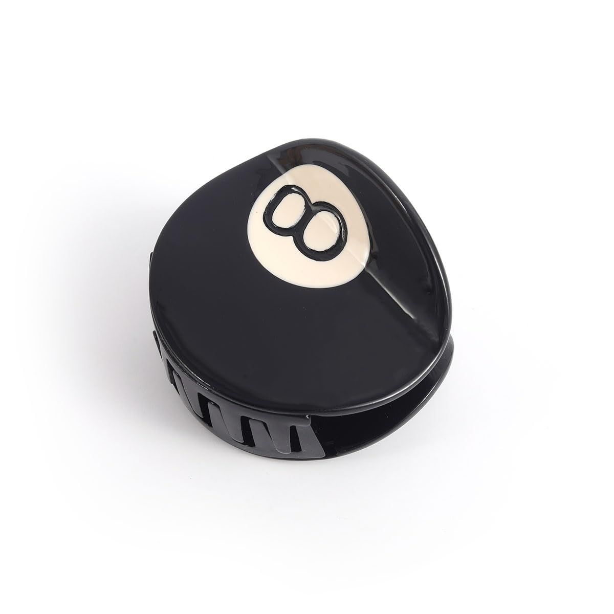 PERSONFUN Black 8 Ball Golf Club Hair Claw Clip for Women, 5.4cm/2.12 inches, Acetate Hair Claw 1PC