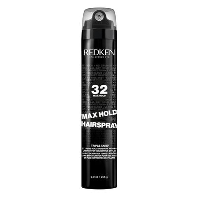 Redken Max Hold Hairspray 32 | Extreme Maximum High Hold Hairspray | Long-Lasting Lift &amp; Body | All-Day Style Control | Dry Finish | 24 Hour Humidity Resistance | | For All Hair Types | 9 Oz