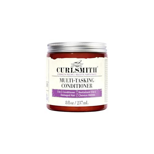 CURLSMITH - Multi-Tasking Conditioner, 3 in 1 Conditioner with Proteins, for Damaged Hair (8 fl oz)