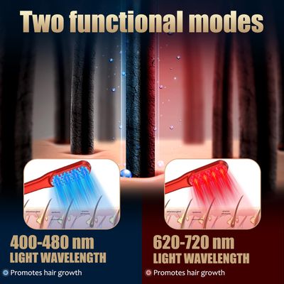 Laser Hair Growth Comb?Red Light Hair Growth Treatment for Men &amp; Women?Red 1pcs ?