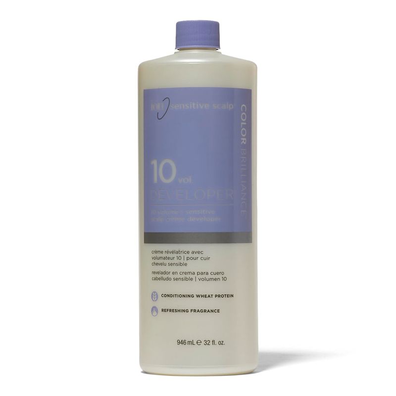 ion Sensitive Scalp 10 Volume Creme Developer, Ionic Buffers and Conditioning Protein to Help Scalp Sensitivity, 32 Ounce