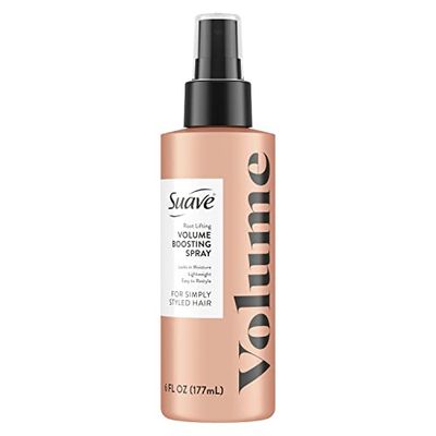 Suave Simply Styled Lightweight Root Lifting Hair Spray, Volume Boost Hairspray Hair Volumizer for Weightless Volume 6 oz