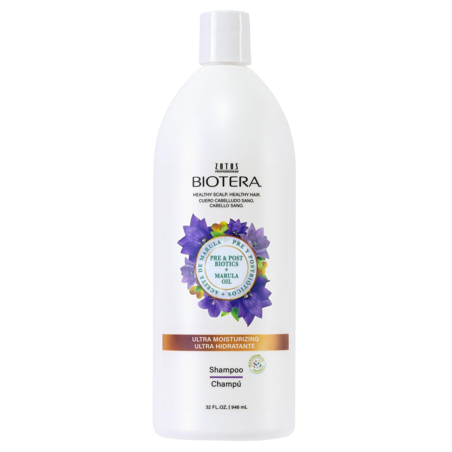 Biotera Ultra Moisturizing Shampoo | Hydrates Dry, Damaged, Coarse Hair | Microbiome Friendly | Vegan &amp; Animal Test Free | Paraben &amp; Sulfate Free | Color-Safe | 32 Fl Oz