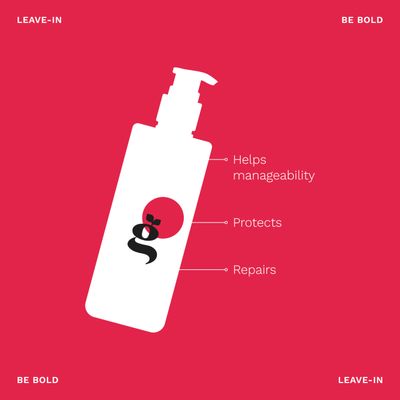 GINGER MILK styling cream for Intensive repair leave-in for dry hair damaged by dyes, chemical processes, blow dryers and hot styling tools | BE BOLD (4 fl oz.)