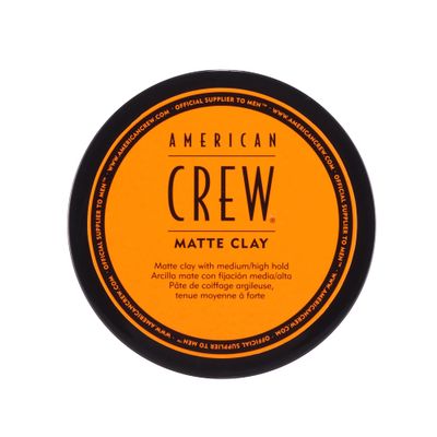 American Crew Men&#39;s Hair Matte Clay (OLD VERSION), Like Hair Gel with Medium/High Hold, 3 Oz (Pack of 1)