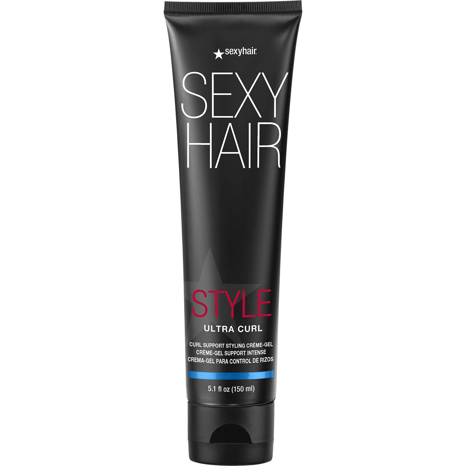 SexyHair Style Ultra Curl Support Styling Crme-Gel, 5.1 Oz | High Control | Adds Definition and Long-Lasting Shape