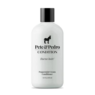 Pete &amp; Pedro PEPPERMINT CONDITION - Peppermint Daily Haircare Conditioner for Men &amp; Women | Creamy Conditioner Hydrates &amp; Heals Dry, Damaged Hair | As Seen on Shark Tank, 8.5 oz.