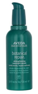 Aveda Botanical Repair Strengthening Overnight Serum | Bond-Building Serum | Reduces the Look of Split Ends | Repairs Damaged Hair | With Nangai Oil | 99% Naturally Derived*, 3.4 Fl Oz