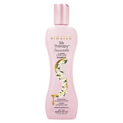 BioSilk Irresistible Collection Silk Therapy Shampoo, Cleanses &amp; Removes Buildup, Jasmine &amp; Honey Scent, Sulfate, Paraben, &amp; Cruelty-Free, 7 Oz