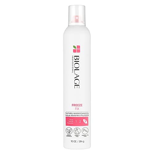 BIOLAGE Styling Freeze Fix Hair Spray - Lifts &amp; Locks Hair All Day With Anti-Humidity and Firm Hold For All Hair Types, Paraben-Free &amp; Vegan, 10 Oz
