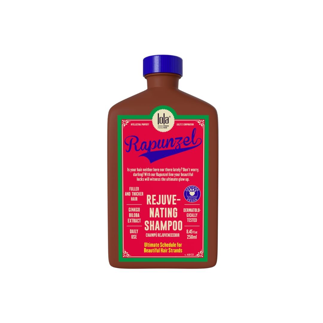 Lola From Rio - Rapunzel Rejuvenating Shampoo - Nourishing &amp; Strengthening Shampoo for Fine, Thinning Hair - Supports Scalp &amp; Hair Vitality - Sulfate-Free &amp; Hydrating - 8.45 fl oz