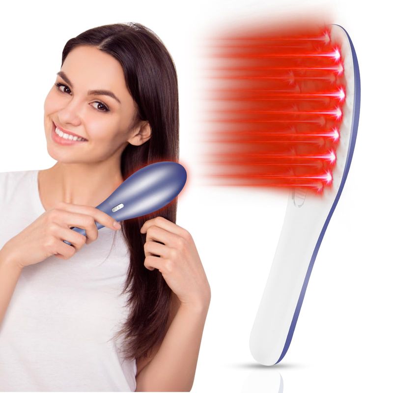Laser Therapy Hair Growth Comb,Laser Hair Growth Device Electric Scalp Massager, promote hair growth in women and men