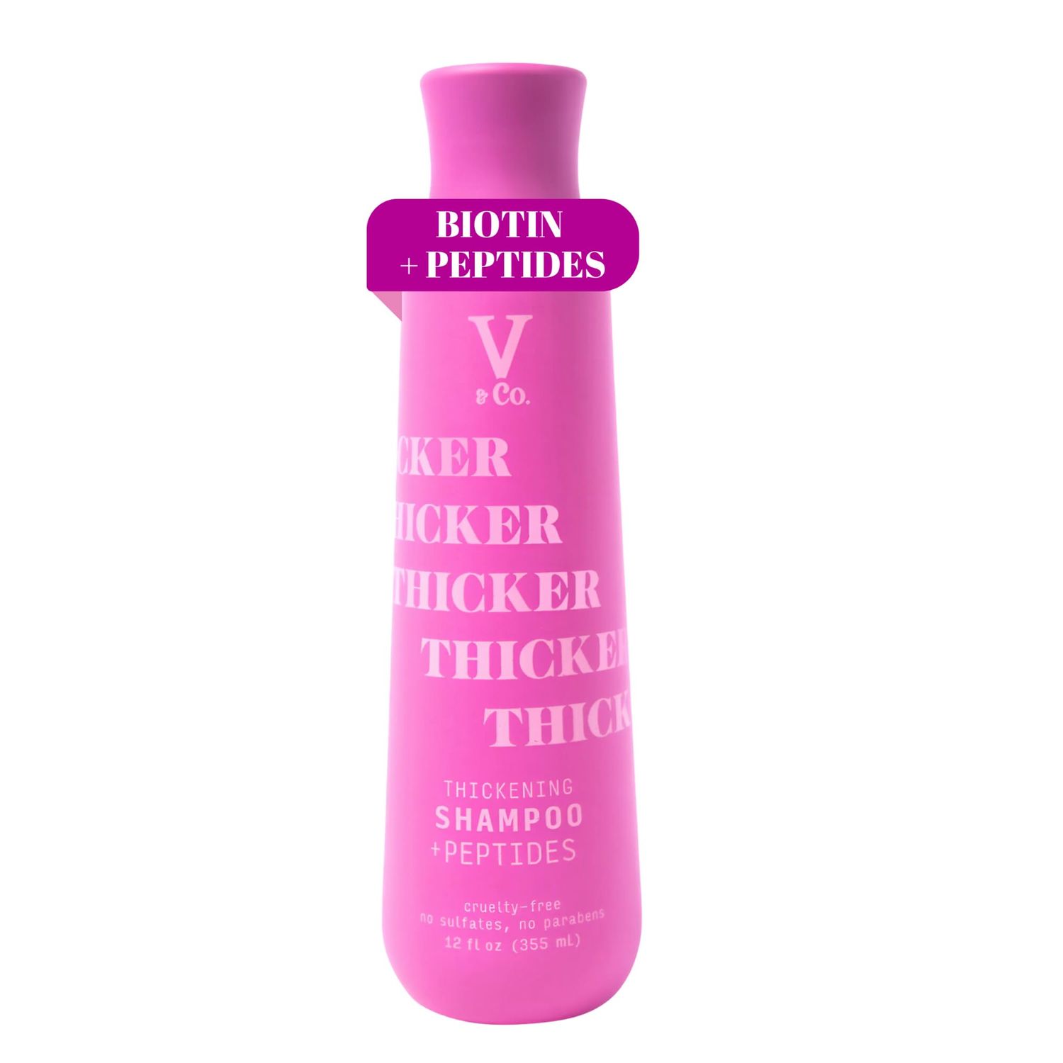 V&amp;Co. Beauty Thickening Hair Shampoo with Peptide Technology, 12 Oz.